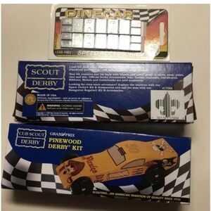 Official Boy Scouts of America Pine Wood Derby Car Kits